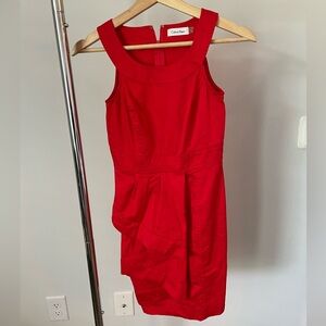 Red Calvin Klein semi-formal/cocktail dress